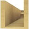 Ekena Millwork 6in. W x 6in. H x 36in. L Crestline Woodgrain TimberThane Rafter Tail, Primed Tan RFTUR06X06X36CRERCPR - alternate 6